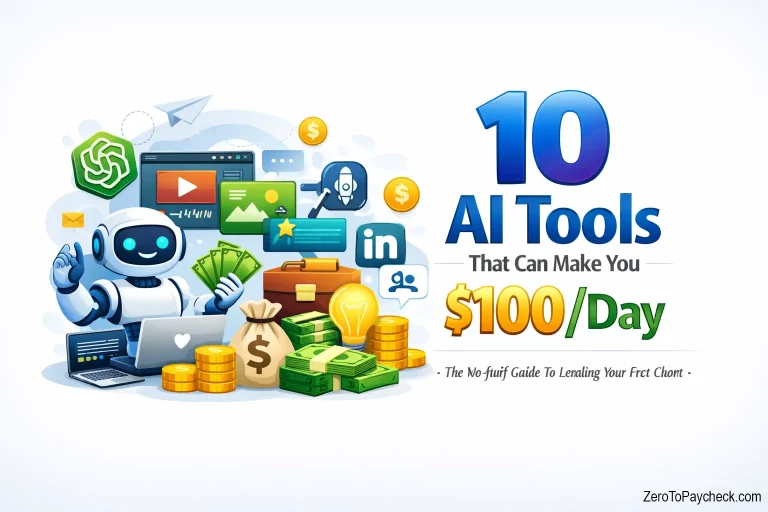 10 AI Tools That Can Make You $100/Day