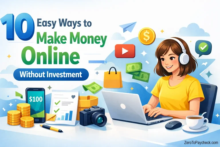 10 Easy Ways to Make Money Online Without Investment