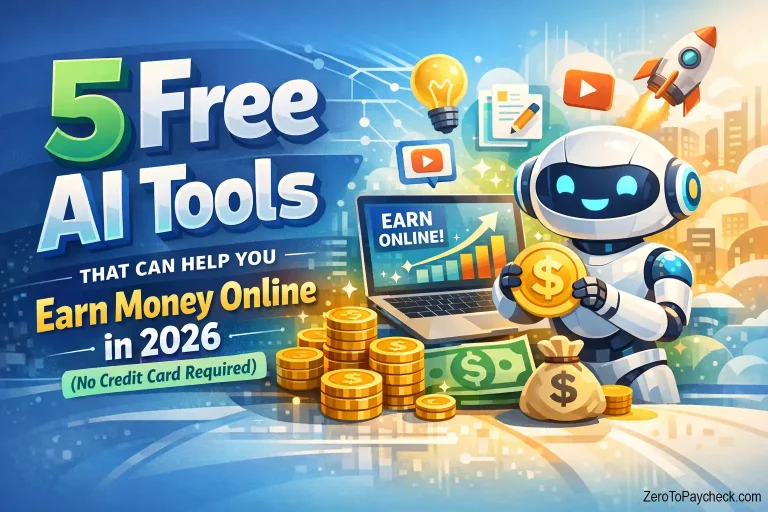 5 Free AI Tools That Can Help You Earn Money Online in 2026 (No Credit Card Required)