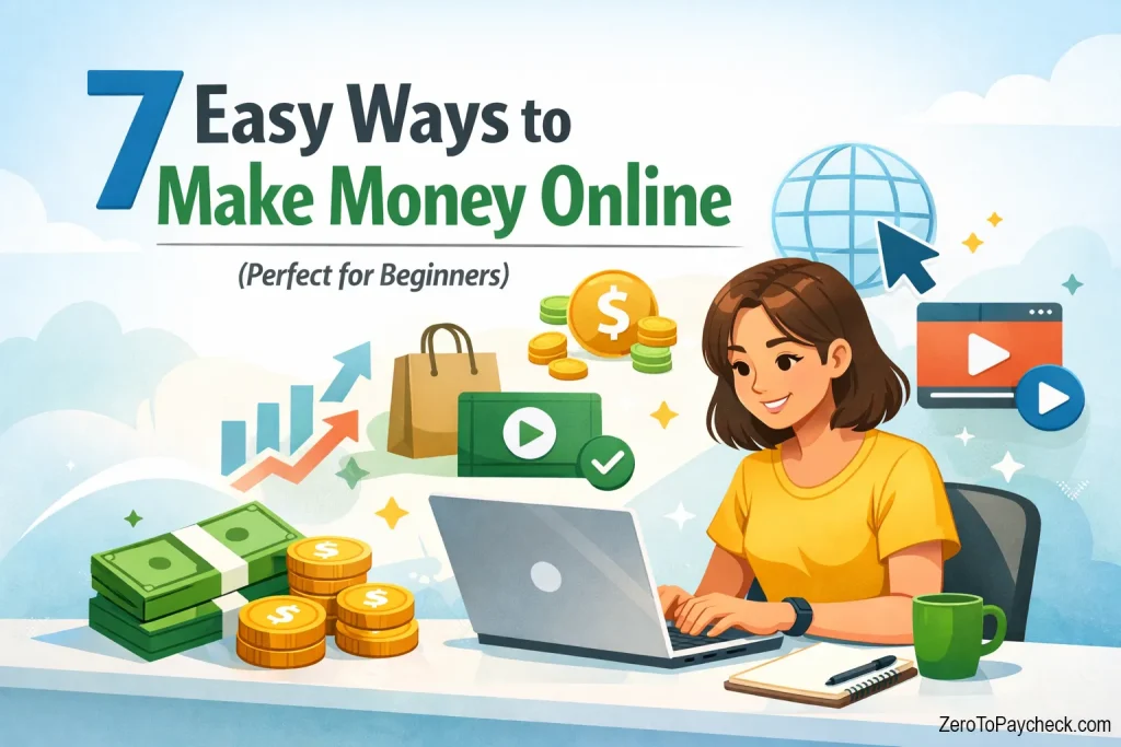 7 Easy Ways to Make Money Online (Perfect for Beginners) 7 Easy Ways to Make Money Online (Perfect for Beginners)