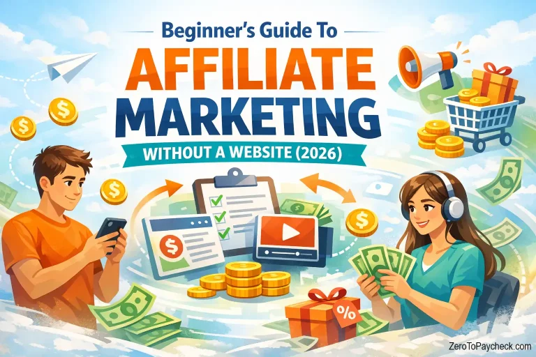 Beginner's Guide To Affiliate Marketing Without A Website (2026) Beginner's Guide To Affiliate Marketing Without A Website (2026)