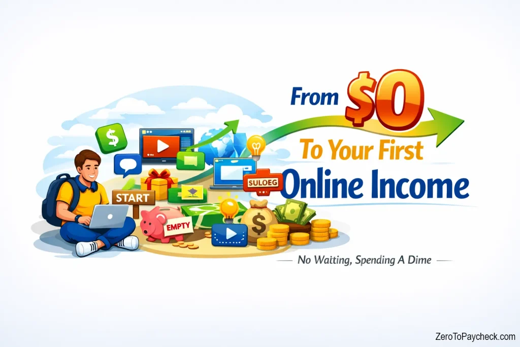 From $0 To Your First Online Income From $0 To Your First Online Income