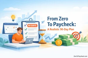 From Zero To Paycheck: A Realistic 90-Day Plan