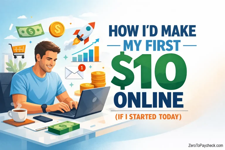 How I'd Make My First $10 Online (If I Started Today)