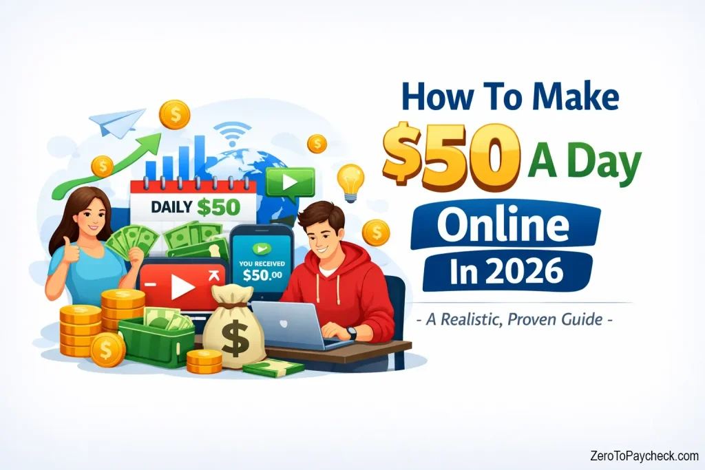How To Make $50 A Day Online In 2026 - A Realistic, Proven Guide