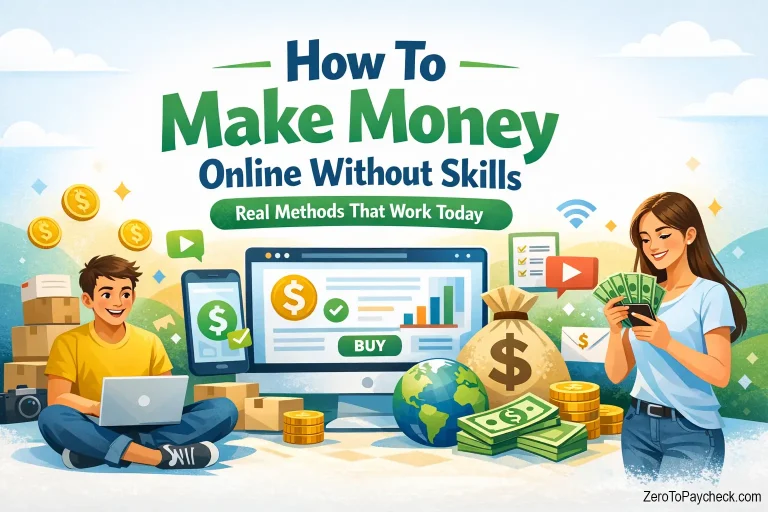 How To Make Money Online Without Skills - Real Methods That Work Today