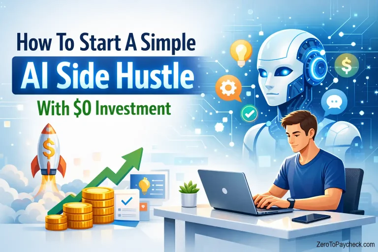 How To Start A Simple AI Side Hustle With $0 Investment
