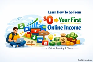 Learn How To Go From $0 To Your First Online Income - Without Spending A Dime