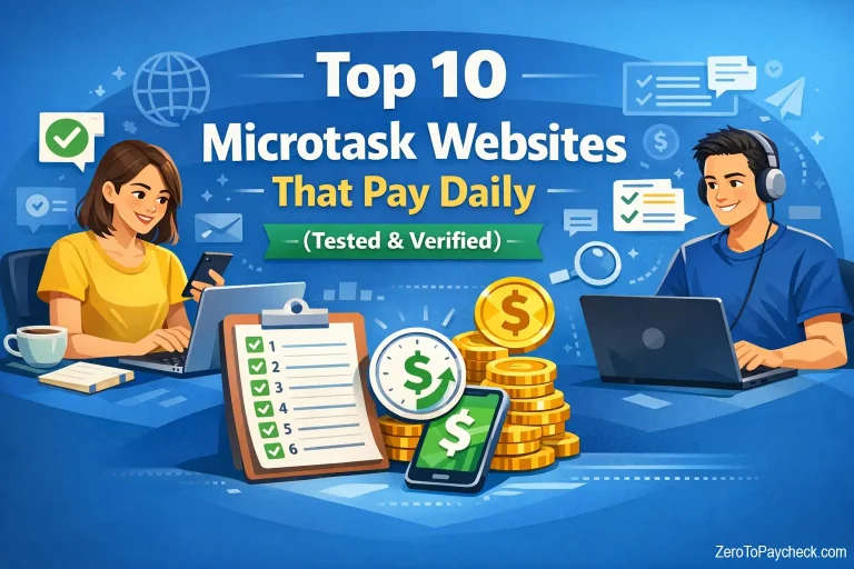 Top 10 Microtask Websites That Pay Daily (Tested & Verified)