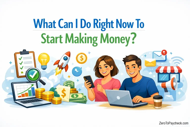 What Can I Do Right Now To Start Making Money?